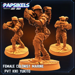 3D Printed Papsikels Cyberpunk Sci-Fi Team Valkyrie Set - 28mm 32mm (Online Only)