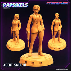 3D Printed Papsikels Cyberpunk Sci-Fi The Corpo World Agents Set - 28mm 32mm (Online Only)