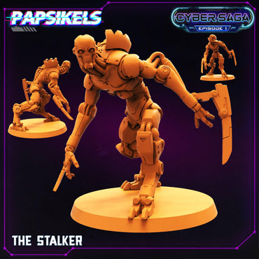 3D Printed Papsikels Cyberpunk Sci-Fi The Stalker Cyber Saga - 28mm 32mm (Online Only)