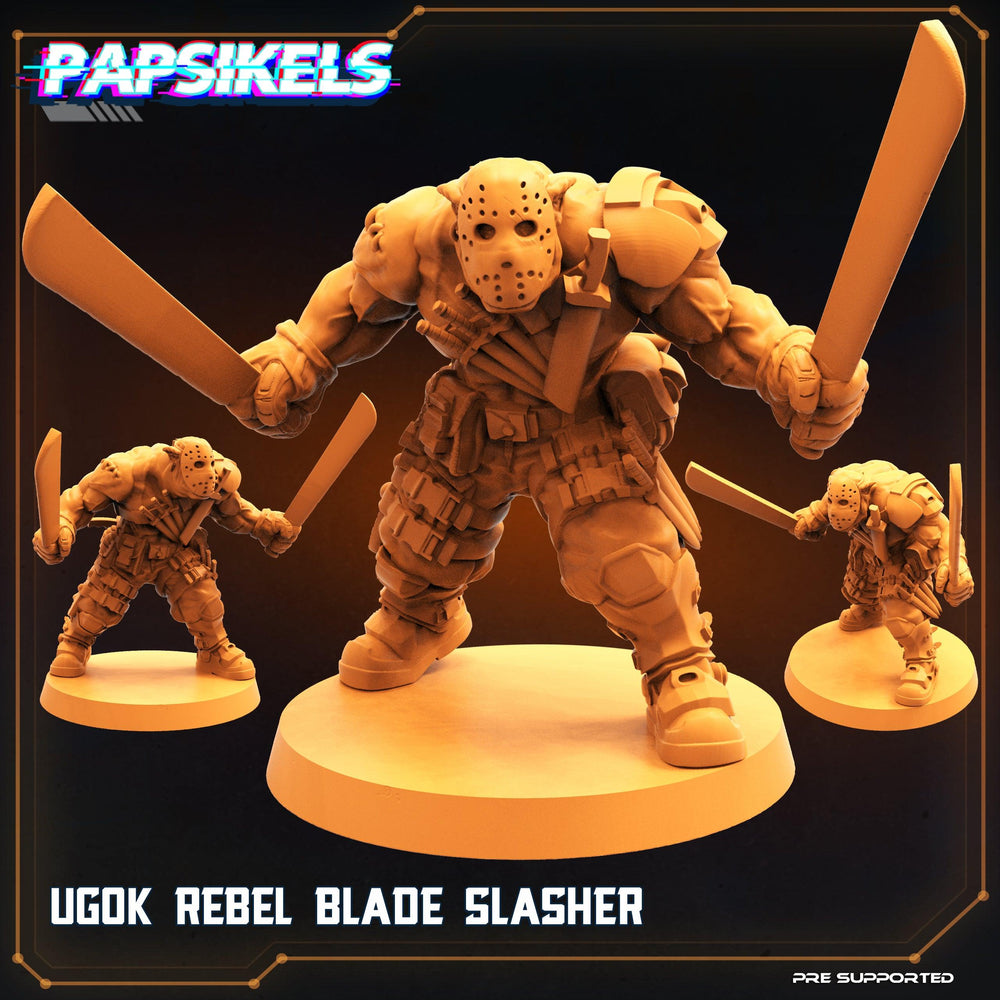 3D Printed Papsikels Cyberpunk Sci-Fi Ugok Rebel Fighter Set - 28mm 32mm (Online Only)