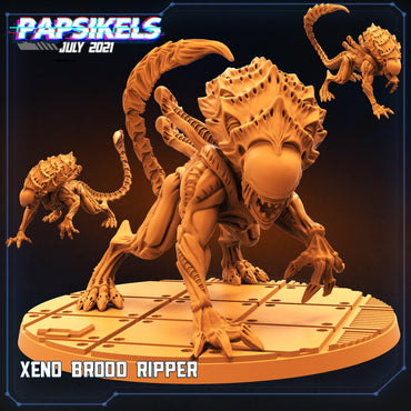 3D Printed Papsikels Cyberpunk Sci-Fi Xeno Brood Ripper - 28mm 32mm (Online Only)