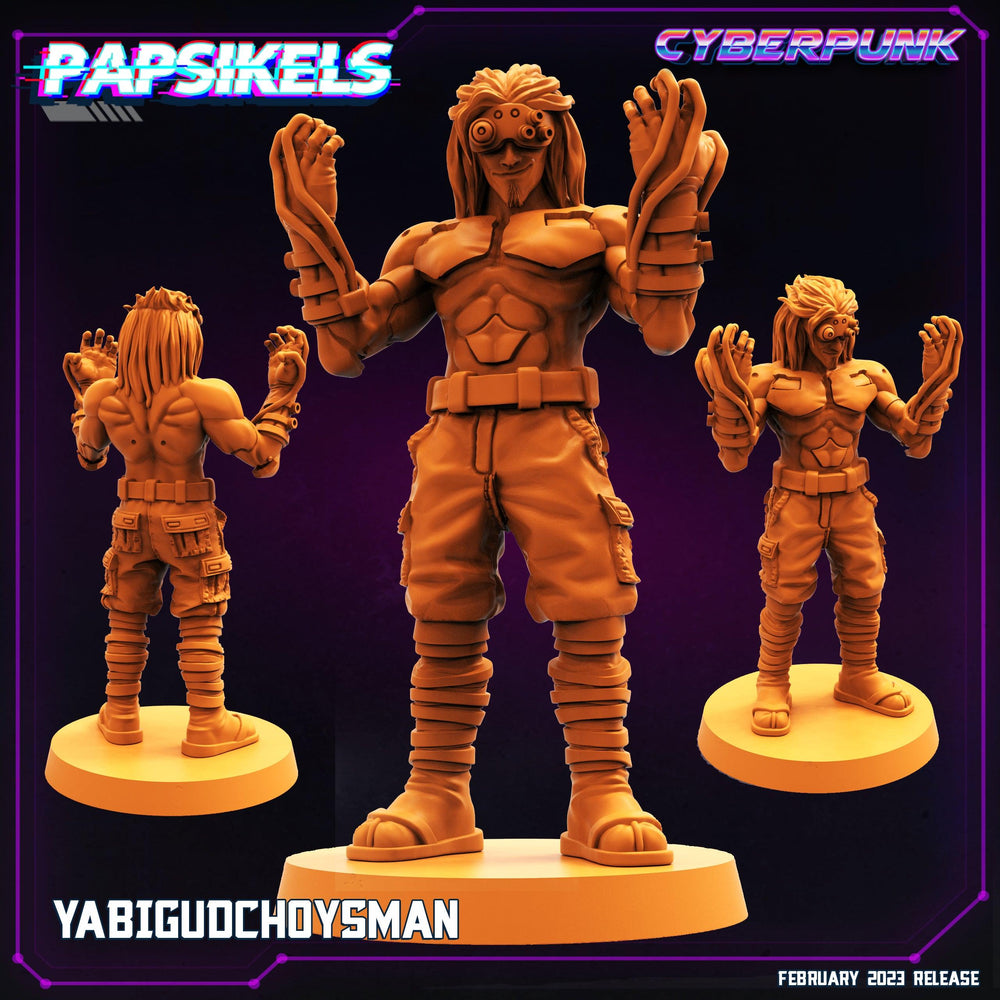 3D Printed Papsikels Cyberpunk  Sci-Fi  Yabigudchoysman - 28mm 32mm (Online Only)