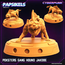 3D Printed Papsikels Cyberpunk The Corpo World Poksters Gang Hound Set - 28mm 32mm (Online Only)