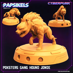 3D Printed Papsikels Cyberpunk The Corpo World Poksters Gang Hound Set - 28mm 32mm (Online Only)
