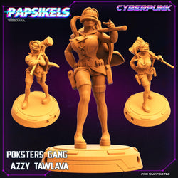 3D Printed Papsikels Cyberpunk The Corpo World Poksters Gang Set - 28mm 32mm (Online Only)