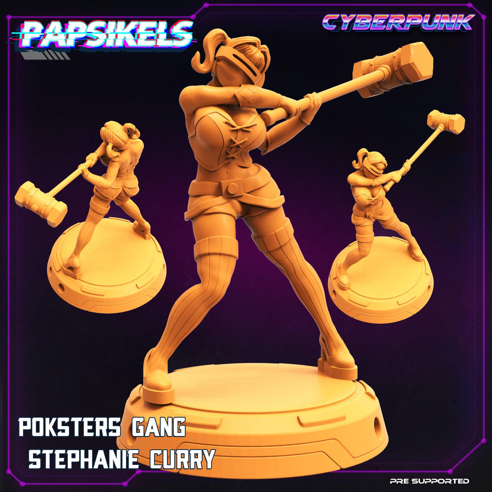 3D Printed Papsikels Cyberpunk The Corpo World Poksters Gang Set - 28mm 32mm (Online Only)
