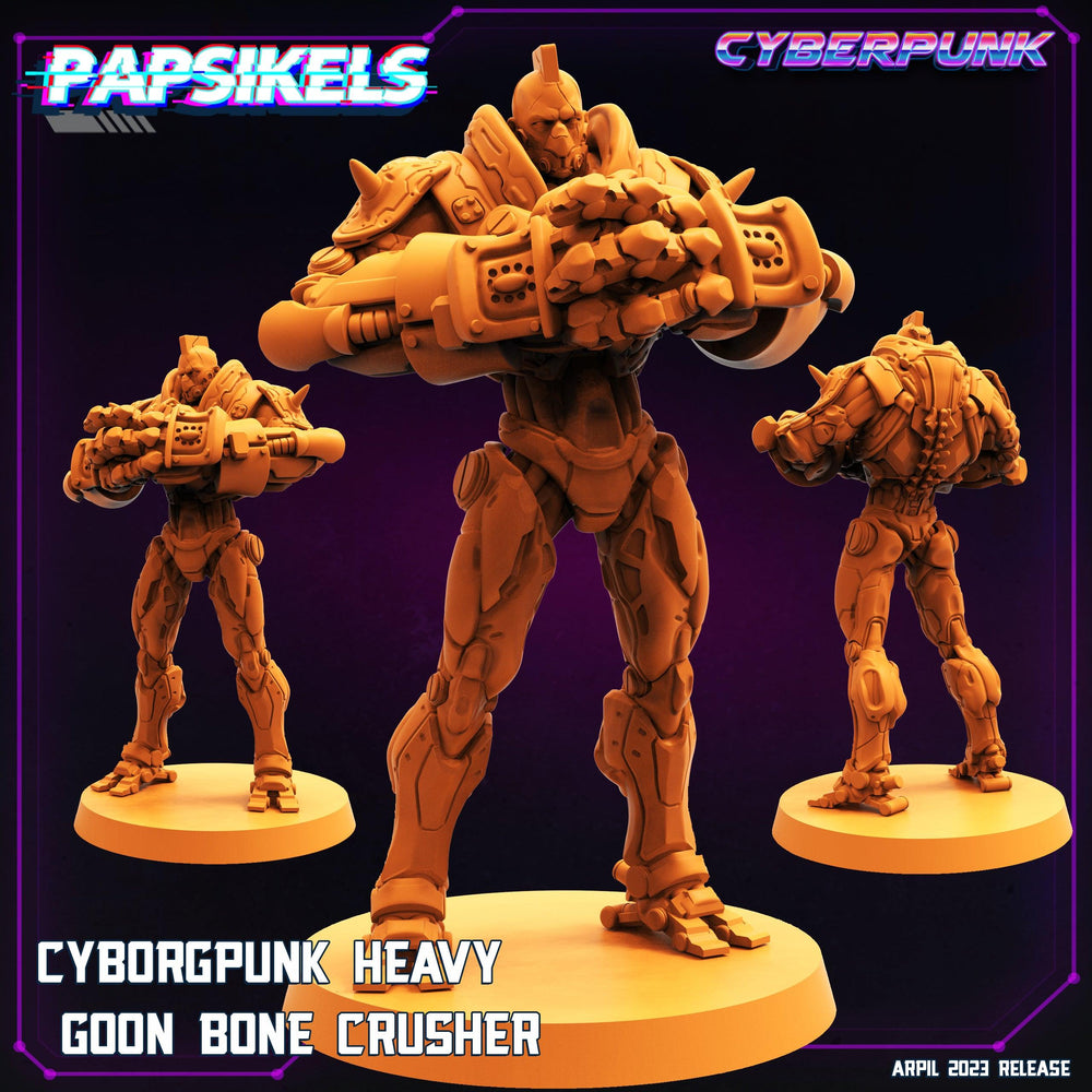 3D Printed Papsikels - Cyborgpunk Set - 28mm 32mm (Online Only)