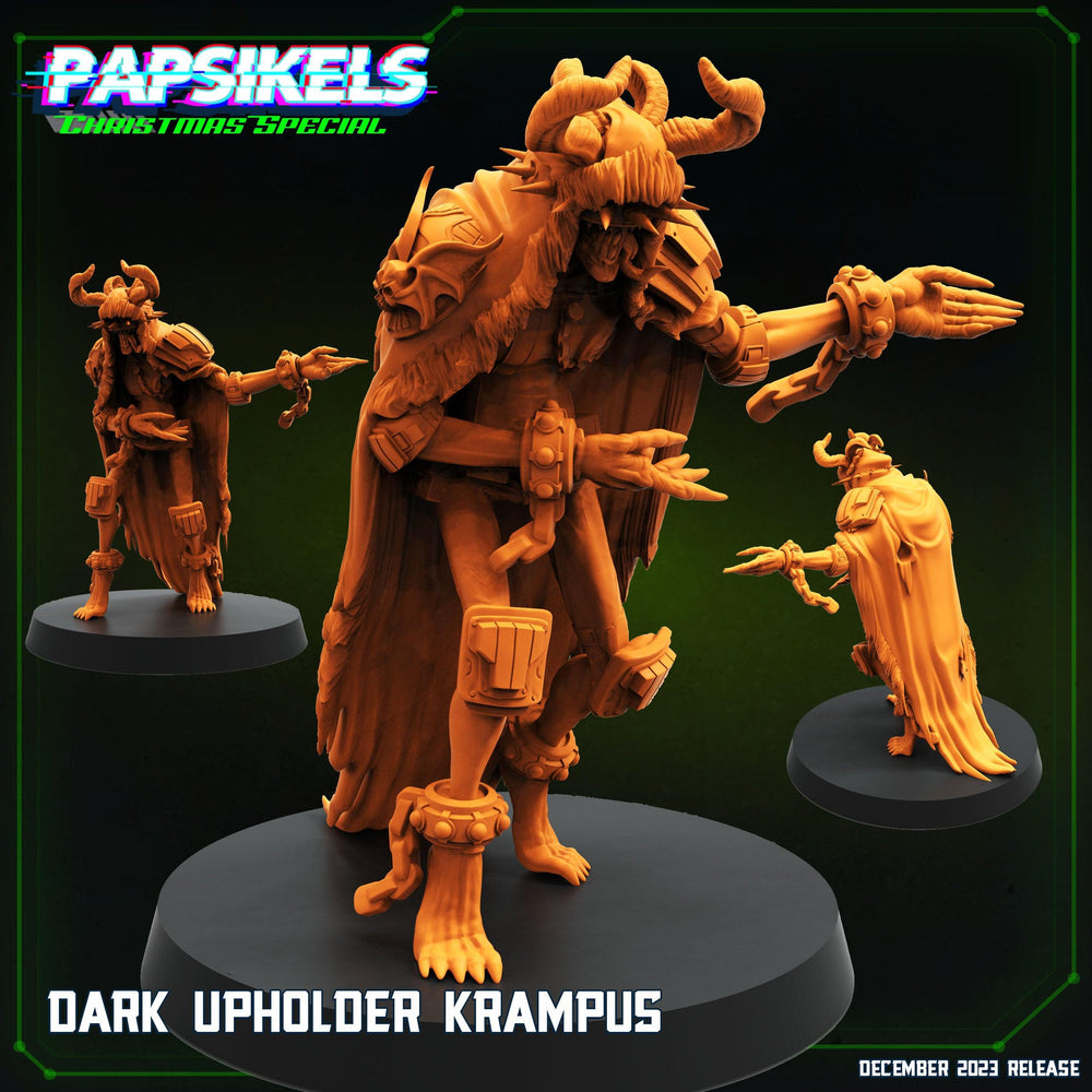 3D Printed Papsikels Dark Upholder Krampus 28mm 32mm (Online Only)