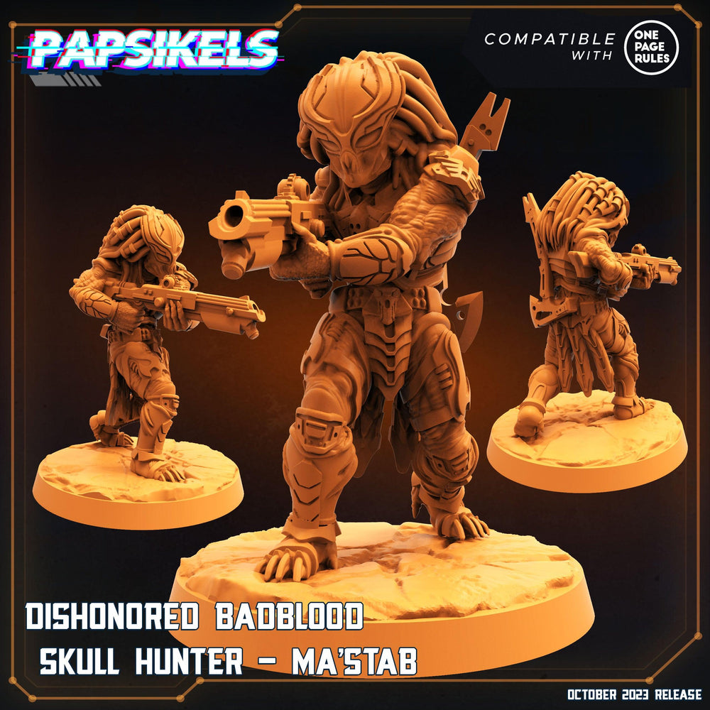 3D Printed Papsikels Dishonored Badblood Skullhunter Mastab 28mm 32mm (Online Only)