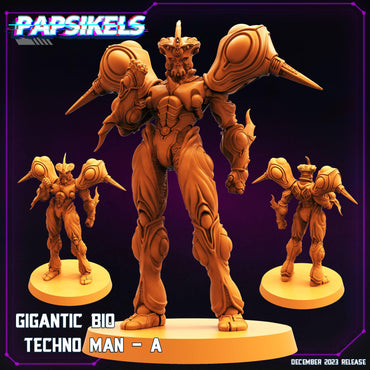 3D Printed Papsikels Gigantic Bio Techno Man A 28mm 32mm (Online Only)