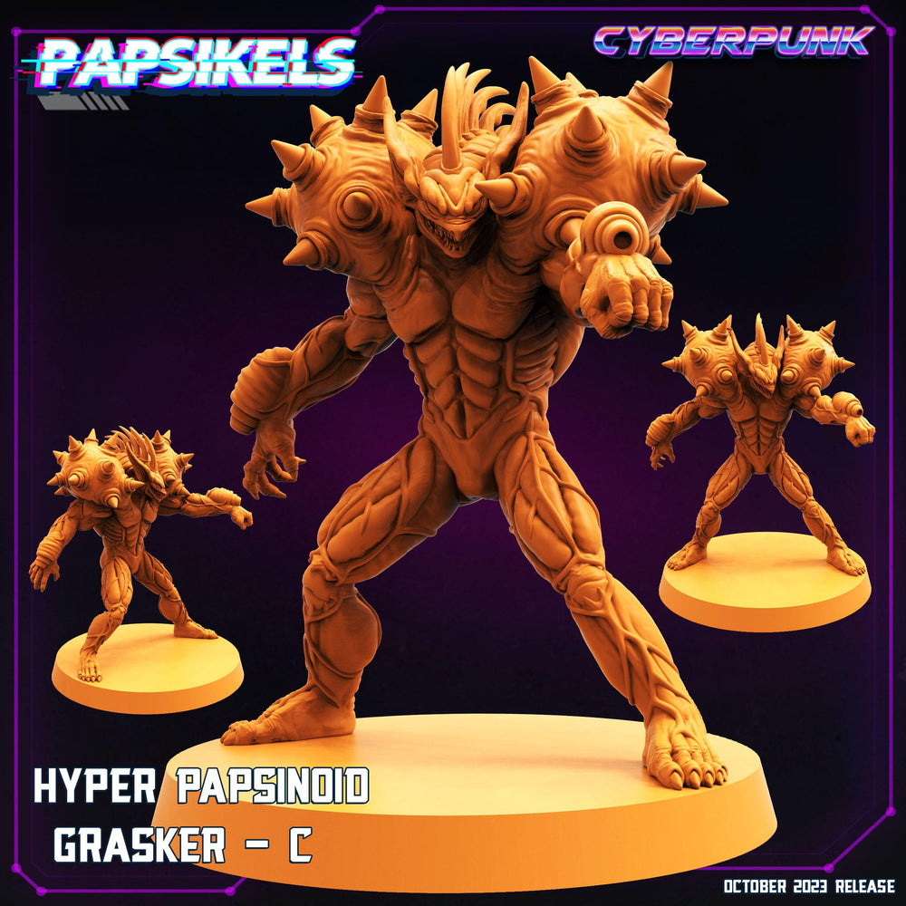 3D Printed Papsikels Grasker C Hyper Papsinoid Grasker Set 28mm 32mm (Online Only)
