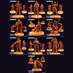 3D Printed Papsikels Haelstrom Gang Set 28mm 32mm (Online Only)