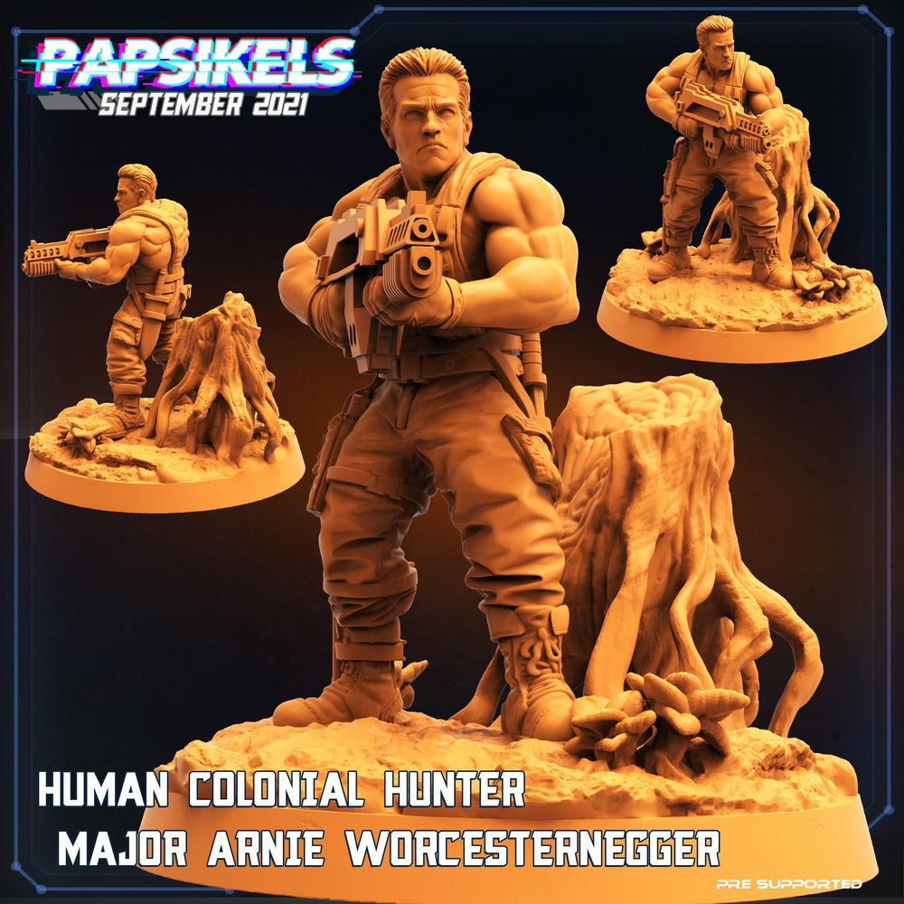 3D Printed Papsikels Human Colonial Anti Hunter Arnie Worcesternegger Beat Rifle - 28mm 32mm (Online Only)