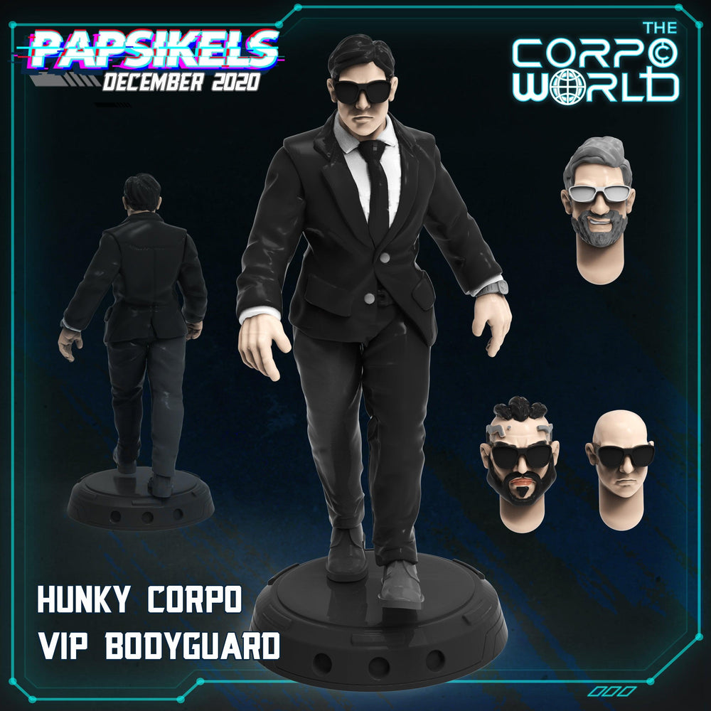 3D Printed Papsikels Hunky Corpo Vip Bodyguard 28mm 32mm (Online Only)