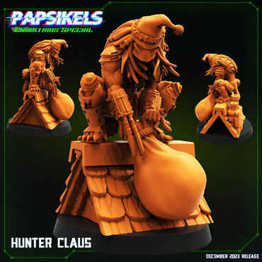 3D Printed Papsikels Hunter Claus 28mm 32mm (Online Only)