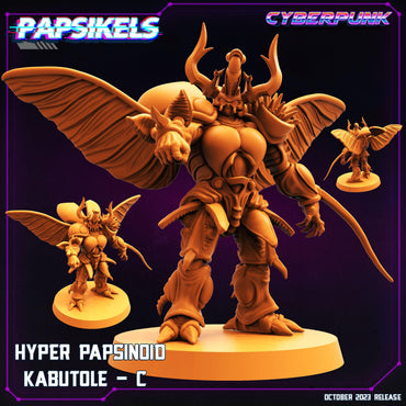 3D Printed Papsikels Hyper Papsinoid Kabutole C Hyper Papsinoid Kabutole Set 28mm 32mm (Online Only)