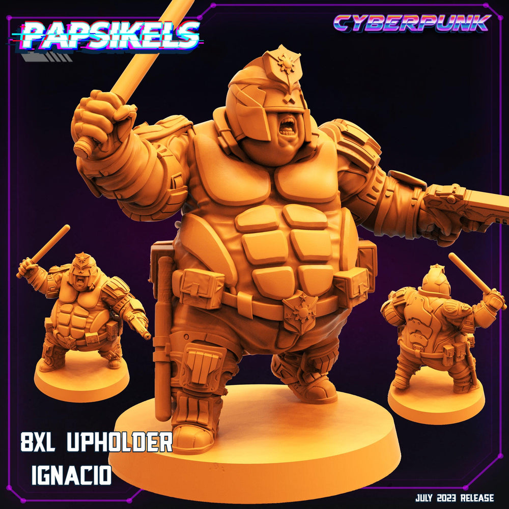 3D Printed Papsikels July 2023 - Cyberpunk 8XL Upholder Set 28mm 32mm (Online Only)