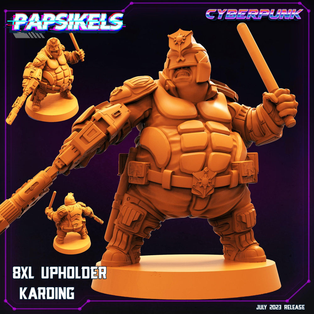 3D Printed Papsikels July 2023 - Cyberpunk 8XL Upholder Set 28mm 32mm (Online Only)