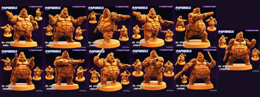 3D Printed Papsikels July 2023 - Cyberpunk 8XL Upholder Set 28mm 32mm (Online Only)