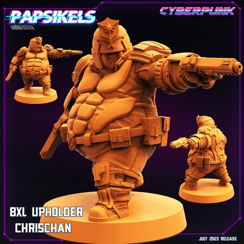 3D Printed Papsikels July 2023 - Cyberpunk 8XL Upholder Set 28mm 32mm (Online Only)