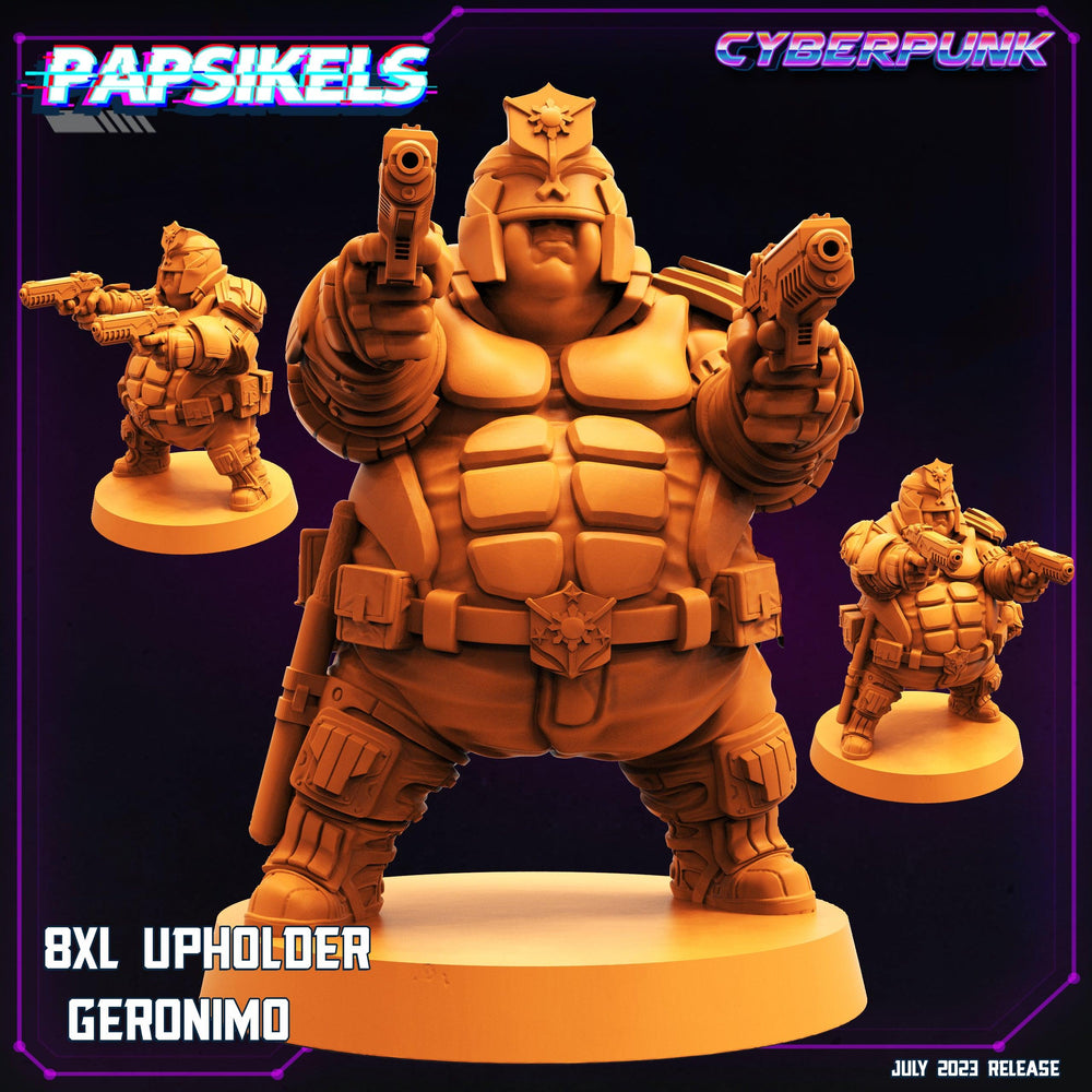 3D Printed Papsikels July 2023 - Cyberpunk 8XL Upholder Set 28mm 32mm (Online Only)