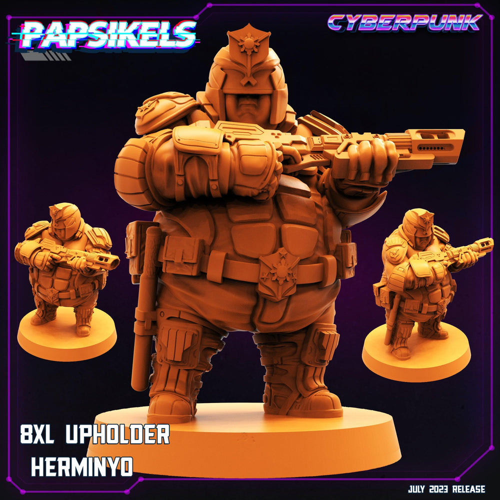 3D Printed Papsikels July 2023 - Cyberpunk 8XL Upholder Set 28mm 32mm (Online Only)
