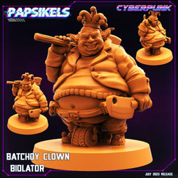 3D Printed Papsikels July 2023 - Cyberpunk Batchoy Clown Set 28mm 32mm (Online Only)