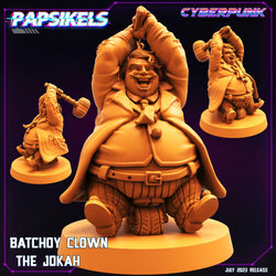 3D Printed Papsikels July 2023 - Cyberpunk Batchoy Clown Set 28mm 32mm (Online Only)