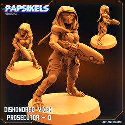 3D Printed Papsikels July 2023 - Xeno Wars Dishonored Vixen Persecutor Squad Set 28mm 32mm (Online Only)