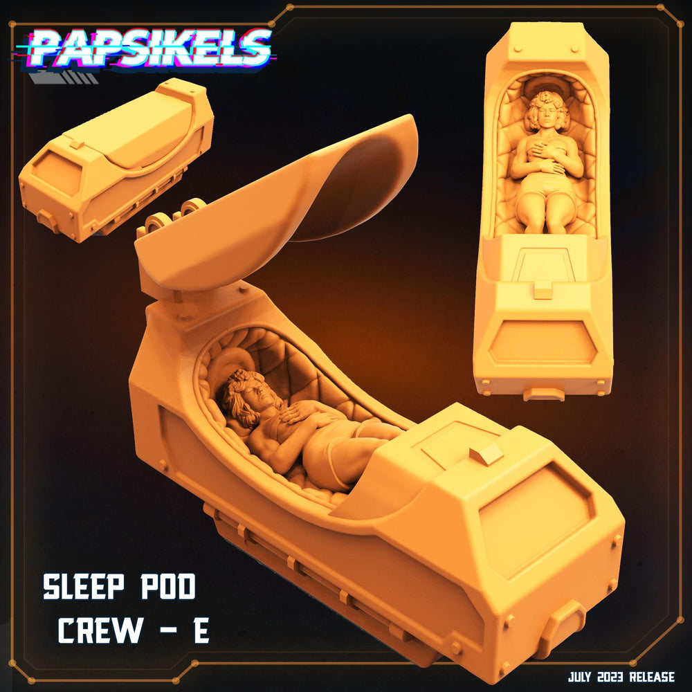 3D Printed Papsikels July 2023 - Xeno Wars Hybernating Station Set 28mm 32mm (Online Only)