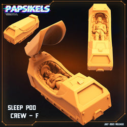 3D Printed Papsikels July 2023 - Xeno Wars Hybernating Station Set 28mm 32mm (Online Only)