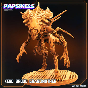 3D Printed Papsikels July 2023 - Xeno Wars Xeno Brood Grandmother Set 28mm 32mm (Online Only)