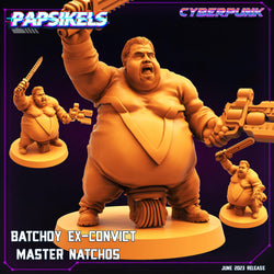 3D Printed Papsikels June 2023 Cyberpunk Batchoy Ex Convict Set 2023 28mm 32mm (Online Only)
