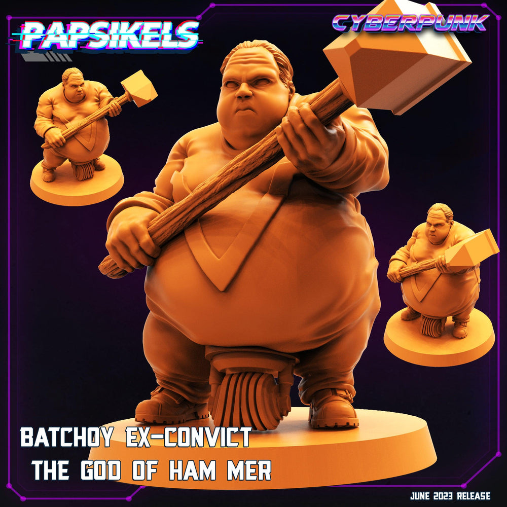 3D Printed Papsikels June 2023 Cyberpunk Batchoy Ex Convict Set 2023 28mm 32mm (Online Only)