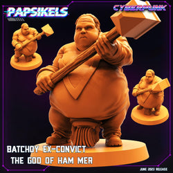 3D Printed Papsikels June 2023 Cyberpunk Batchoy Ex Convict Set 2023 28mm 32mm (Online Only)