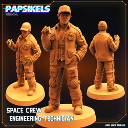 3D Printed Papsikels June 2023 Scifi - Aliens Vs Humans Part 5 Space Captain Set 28mm 32mm (Online Only)
