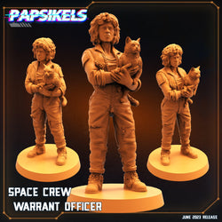 3D Printed Papsikels June 2023 Scifi - Aliens Vs Humans Part 5 Space Captain Set 28mm 32mm (Online Only)
