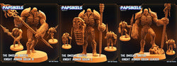 3D Printed Papsikels June 2023 Scifi - Aliens Vs Humans Part 5 The Omega Battle Knight Armor Golem Set 28mm 32mm (Online Only)