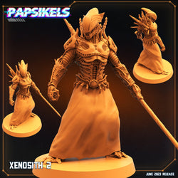 3D Printed Papsikels June 2023 Scifi - Aliens Vs Humans Part 5 Xenosith Set 28mm 32mm (Online Only)