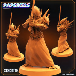 3D Printed Papsikels June 2023 Scifi - Aliens Vs Humans Part 5 Xenosith Set 28mm 32mm (Online Only)