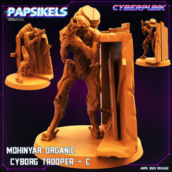 3D Printed Papsikels May 2023 Cyberpunk Mohinyar Organic Cyborg Trooper Set 28mm 32mm (Online Only)