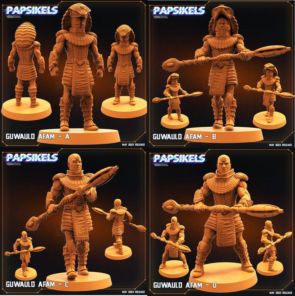 3D Printed Papsikels May 2023 Scifi - Star Entrance - Into The Multi World Set Afam Body Set 28mm 32mm (Online Only)