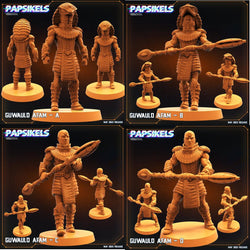 3D Printed Papsikels May 2023 Scifi - Star Entrance - Into The Multi World Set Afam Body Set 28mm 32mm (Online Only)