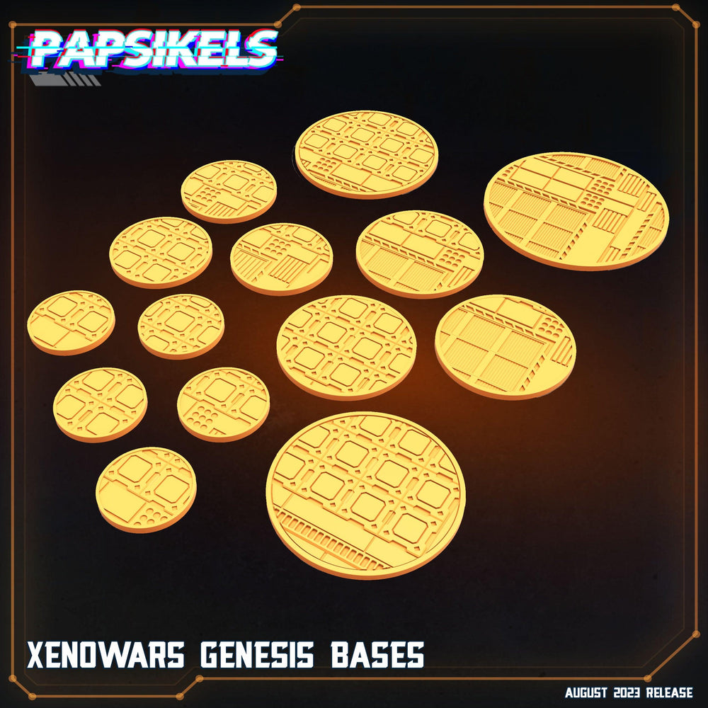 3D Printed Papsikels May 2023 Scifi - Star Entrance - Into The Multi World Set Base Xenowars Genesis 28mm 32mm (Online Only)