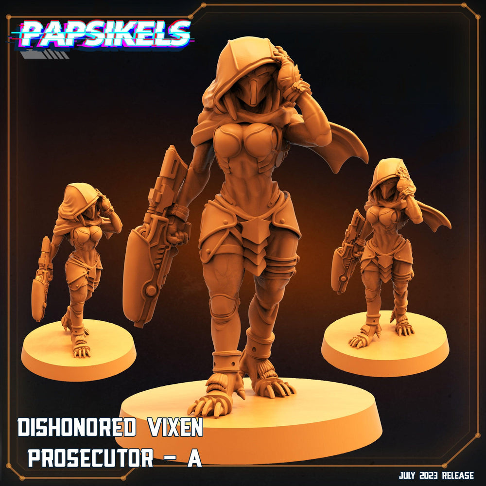 3D Printed Papsikels May 2023 Scifi - Star Entrance - Into The Multi World Set Dishonored Vixen Persecutor Squad Set 28mm 32mm (Online Only)