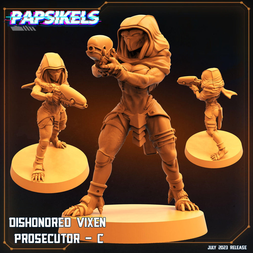 3D Printed Papsikels May 2023 Scifi - Star Entrance - Into The Multi World Set Dishonored Vixen Persecutor Squad Set 28mm 32mm (Online Only)