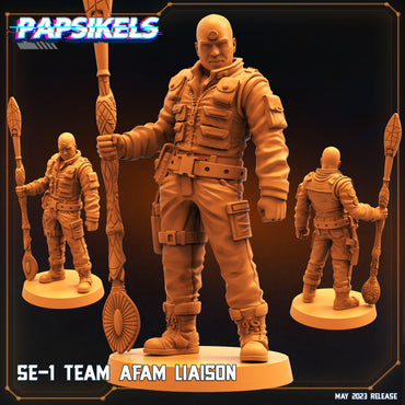 3D Printed Papsikels May 2023 Scifi - Star Entrance - Into The Multi World Set SE-1 Team 28mm 32mm (Online Only)