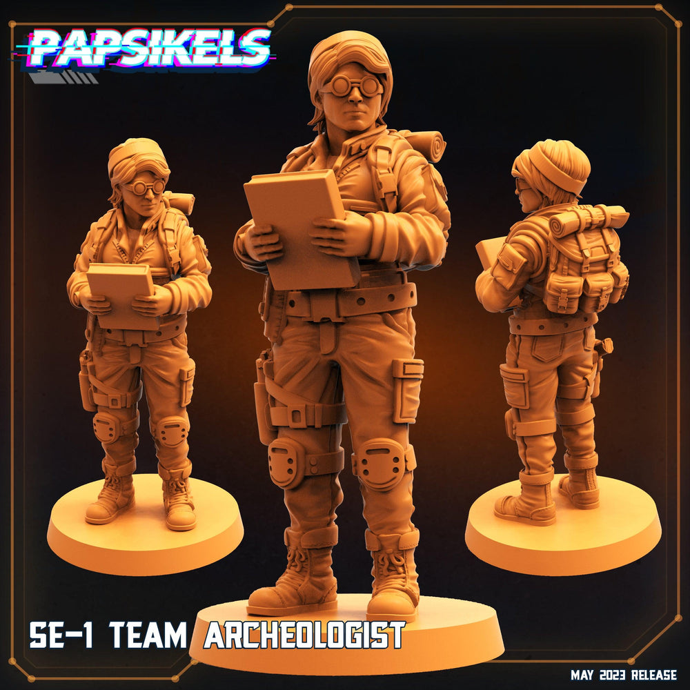 3D Printed Papsikels May 2023 Scifi - Star Entrance - Into The Multi World Set SE-1 Team 28mm 32mm (Online Only)