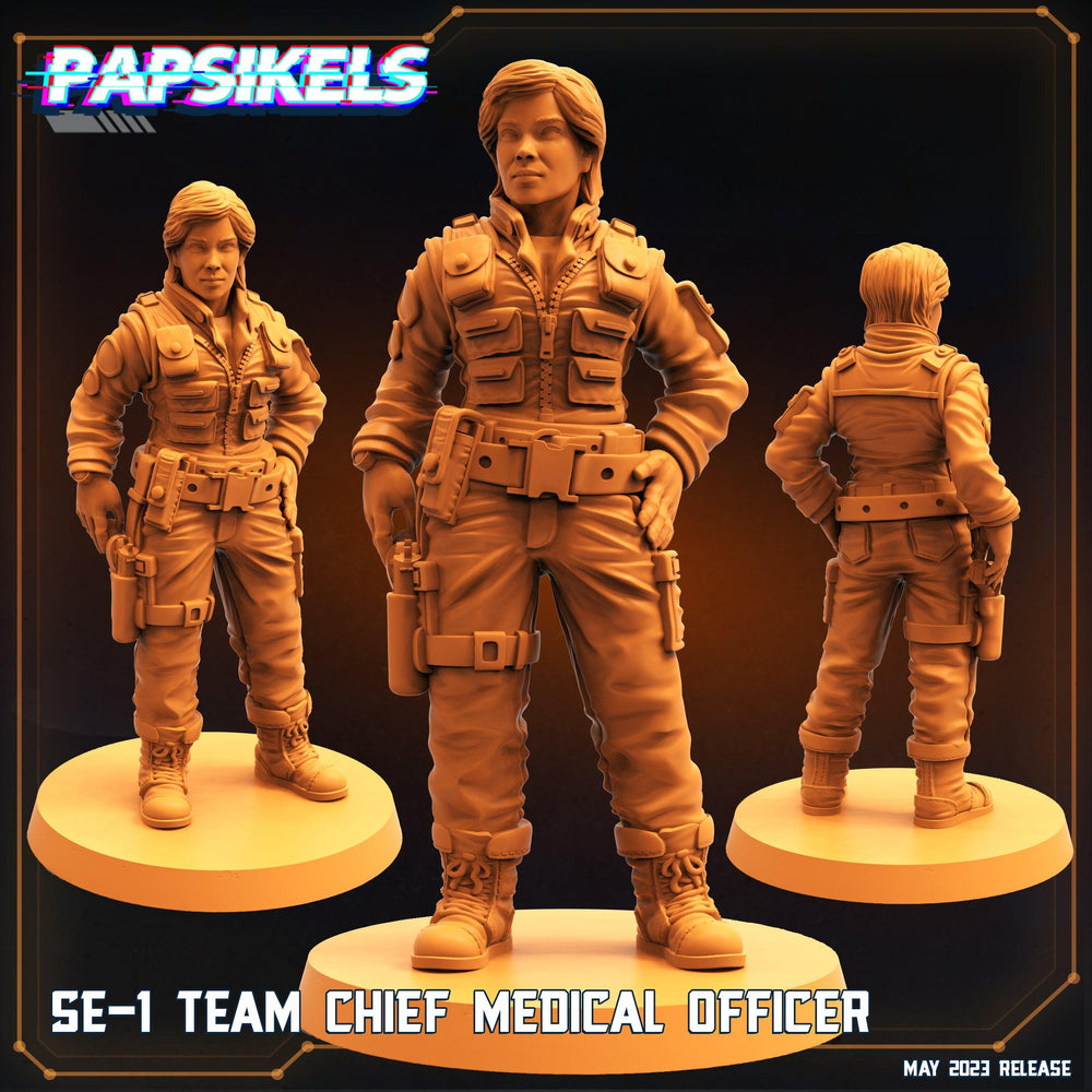 3D Printed Papsikels May 2023 Scifi - Star Entrance - Into The Multi World Set SE-1 Team 28mm 32mm (Online Only)