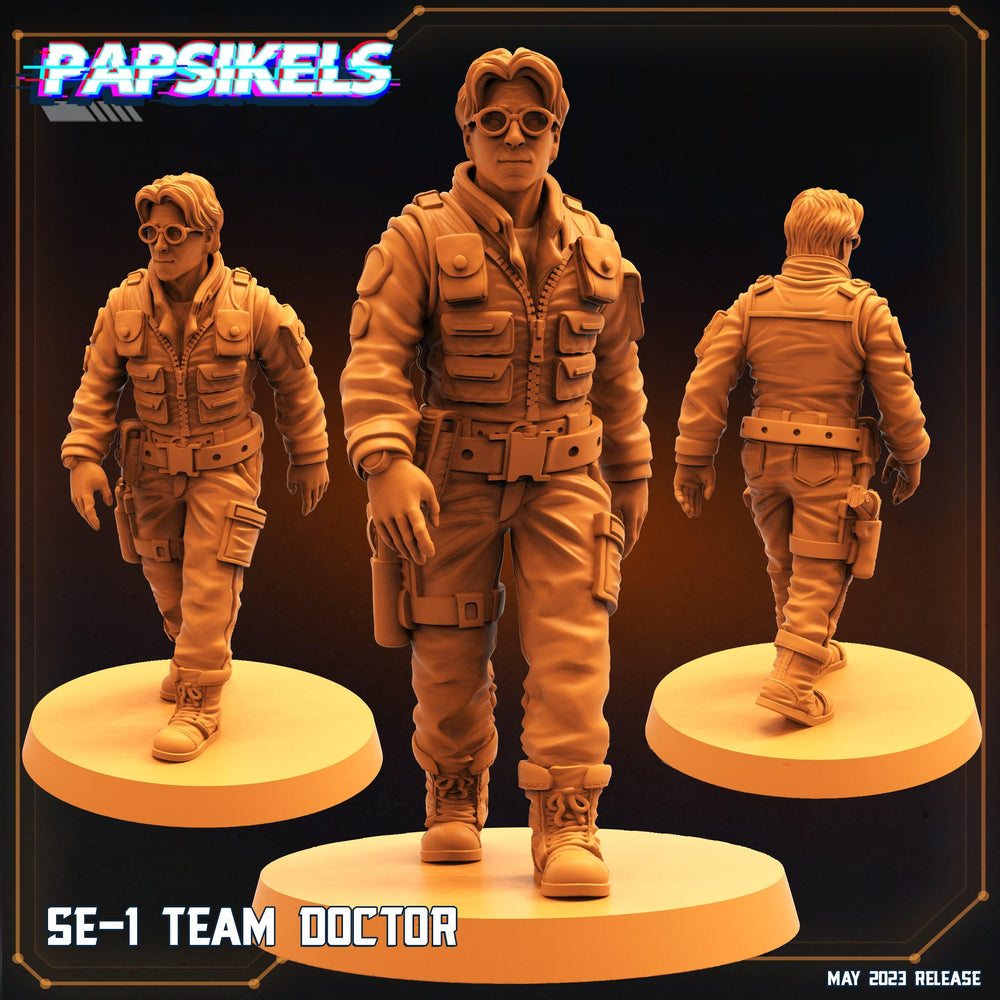 3D Printed Papsikels May 2023 Scifi - Star Entrance - Into The Multi World Set SE-1 Team 28mm 32mm (Online Only)